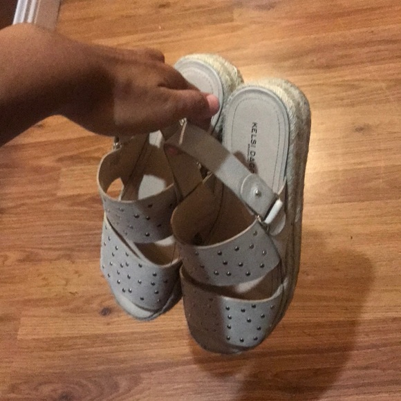 Kelsi Dagger Beige Espadrille Sandals - Picture 4 of 4